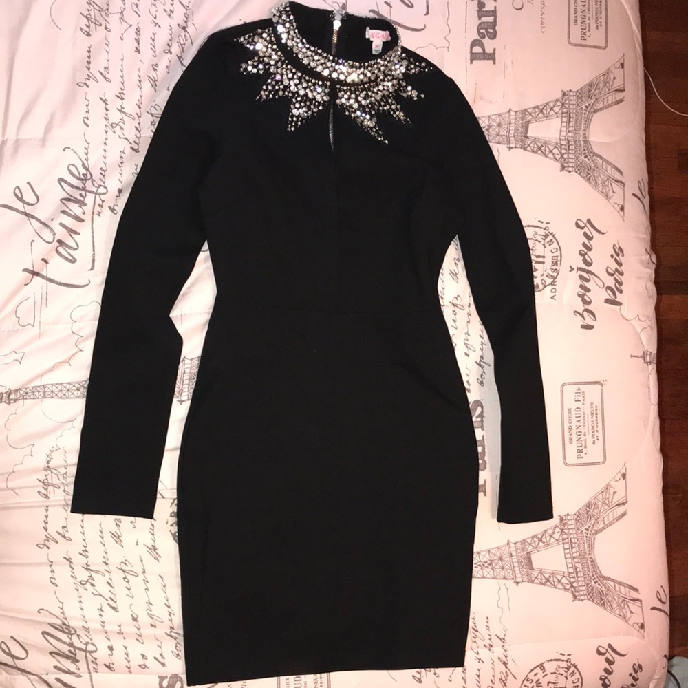 black dress